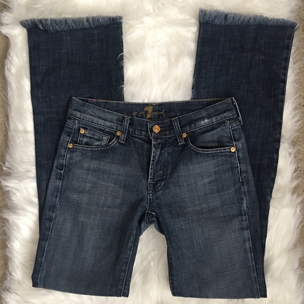 7 For All Mankind Women’s Bootcut Jean siz…
